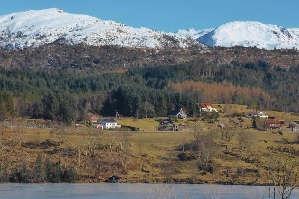 Topfloor Apartment Separate Entranc Nice View Stord Fitjar المظهر الخارجي الصورة